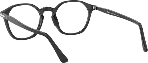 Vista 6 de Persol PO3238V - Marcos redondos para gafas graduadas, Negro (blackDemo Lens)