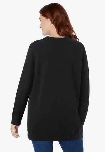 Vista 2 de Woman Within Sudadera de forro polar de talla grande