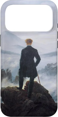Vista 22 de The Wanderer Above The Sea of Fog - Caspar David Friedrich Case for iPhone 17