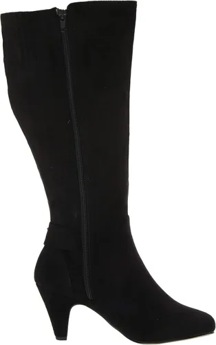 Vista 6 de Bella Vita womens Troy II Plus Dress Wide Calf Boot Super Gamuza Negro