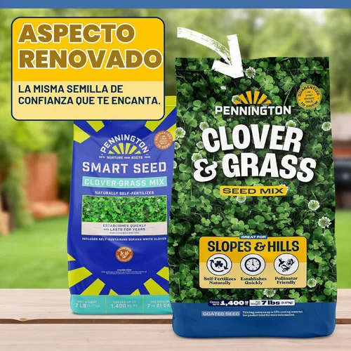 Vista 8 de Pennington Smart Seed - Mezcla de trébol y césped, 7 libras