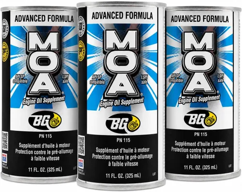 Vista 13 de BG Advanced Formula MOA PN 115 - Aditivo de aceite de motor, suplemento de aceite de motor, latas de 11 onzas líquidas, paquete de 4