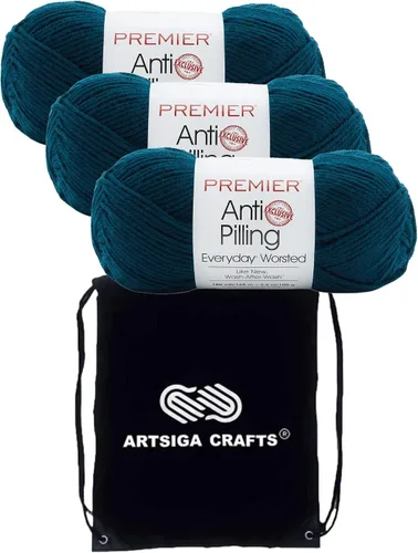 Vista 33 de Premier Yarns Antibolitas para todos los días Blancanieves 100-1 Dn100-1-Snow-White