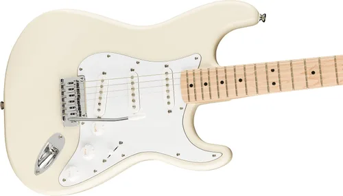 Vista 6 de Squier Affinity Series Stratocaster - Guitarra eléctrica, color blanco olímpico con diapasón de arce
