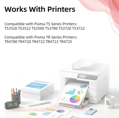 Vista 2 de EcoVictor Cartucho de Tinta Negro Remanufacturado PG-275 de Reemplazo para Canon 275XL PG275 Cannon PG-275XL PG275XL Negro Paquete de 2 Tintas