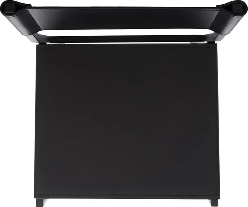 Vista 9 de SAFAVIEH Home Collection Layne Silla de comedor negra para sala de estar (totalmente montada)