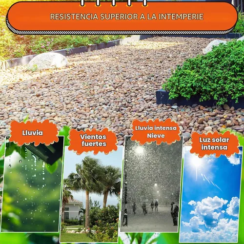 Vista 5 de Pegamento de roca de 2 galones para paisajismo, pegamento fuerte de mantillo, pegamento de grava de guisantes de secado rápido, permeable, seguro