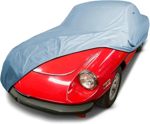 Vista 48 de iCarCover Funda de automóvil personalizada de alta calidad para Alfa Romeo 147 2002-2007, resistente, impermeable, para todo tipo de clima, lluvia