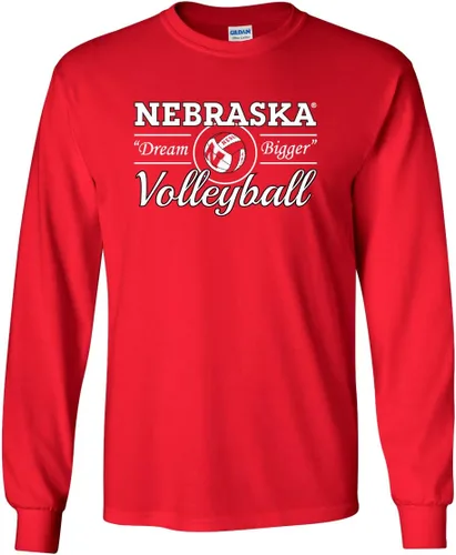 Vista 33 de CornBorn Elige tu diseño - Camisetas de manga larga de voleibol de Nebraska