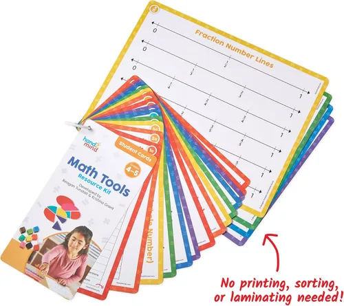 Vista 3 de hand2mind Math Tools - Conjuntos de grupos pequeños 4-5 por Reagan Tunstall y Kristina Grant, manipuladores matemáticos, bloques de base diez
