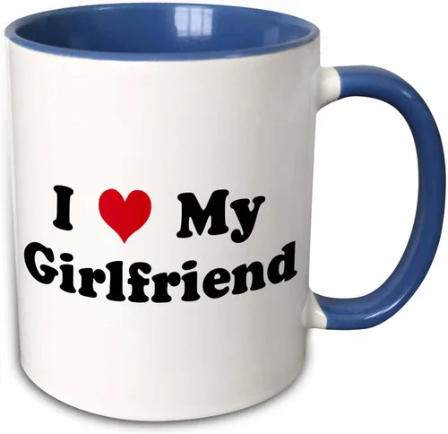 Vista 8 de 3dRose Taza negra de dos tonos con texto en inglés "I Love My Girl
