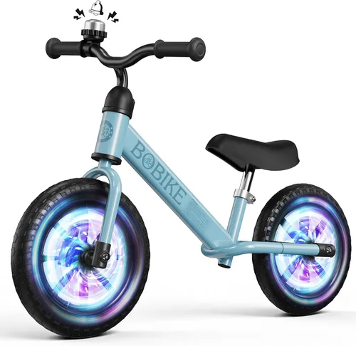 Vista 11 de Bobike Toddler Balance Bike Toys for 2 to 5 Year Old Girls Boys Adjustable Seat and Handlebar No-Pedal Training Bike Best Gifts for Kids