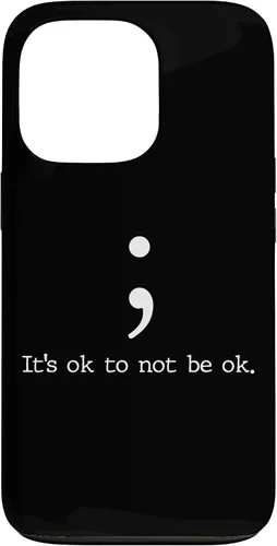 Vista 10 de Mental Health Awareness Shirts Semicolon Quote Gift Case for iPhone 17