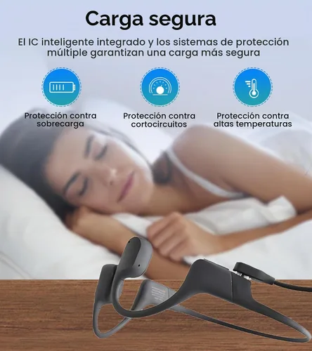 Vista 3 de Shokz - Cargador de auriculares USB C a cable de carga magnético de 3.3