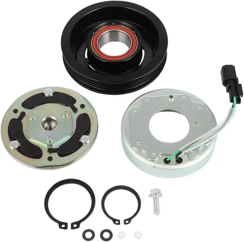 Vista 21 de cciyu Embrague del compresor de aire acondicionado 1993-1997 para Ford E-350 Econoline 7.3L 1993-1997 para Ford E-350 Econoline Club Wagon 7.3L