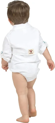 Vista 2 de Bull Red Camisa de pesca con botones PFG ventilada para bebés niños (8 opciones de color)