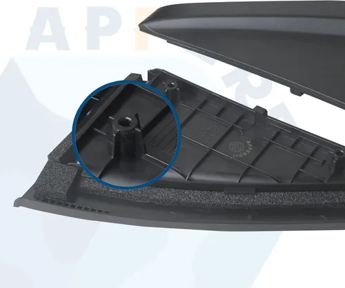 Vista 5 de APPERFiT Delta Molding lado izquierdo y lado derecho del pasajero compatible con Kia Sportage 2005-2010 reemplaza 83830-1F001 83840-1F001