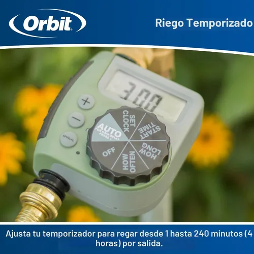 Vista 7 de Orbit 62056 Temporizador de grifo de manguera de un solo dial de salida (paquete de 2)