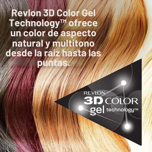 Vista 8 de Revlon Color Permanente para el Cabello, Tinte Permanente para el Cabello, Colorsilk con Cobertura 100% de Canas, Sin Amoníaco, Queratina