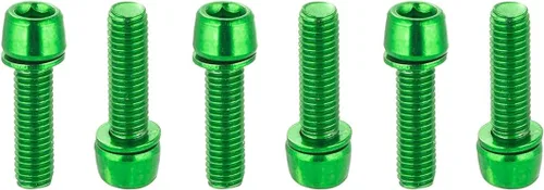 Vista 9 de CNC Pernos de vástago de bicicleta, pernos de vástago para BMX/MTB/bicicleta de carretera con arandelas (rojo/azul/naranja/verde/arcoíris)