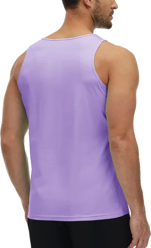 Vista 3 de TACVASEN Camisetas sin mangas para hombre, con UPF 50+, de secado rápido, ligeras, para correr, FPS