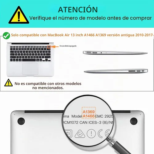 Vista 3 de Mosiso Funda para Laptop estilo libro de cuero sintético para MacBook Air de 13 pulgadas, Negro