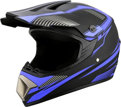Vista 2 de Youth Off-Road Motorcycle Helmets,Children's Helmets for Off-Road Motorcross and Mountain Bikes,Comfortable and Light Weight, DOT Quality