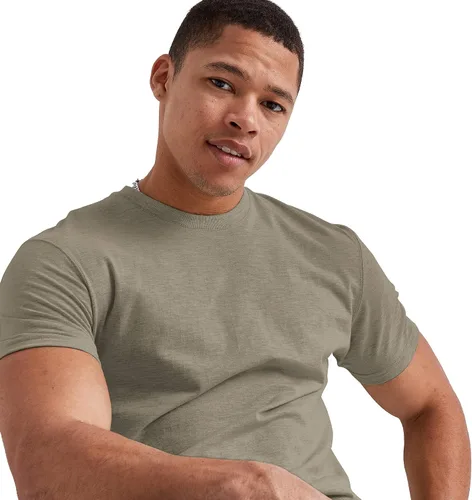 Vista 5 de Hanes Camisetas ligeras de triple mezcla para hombre