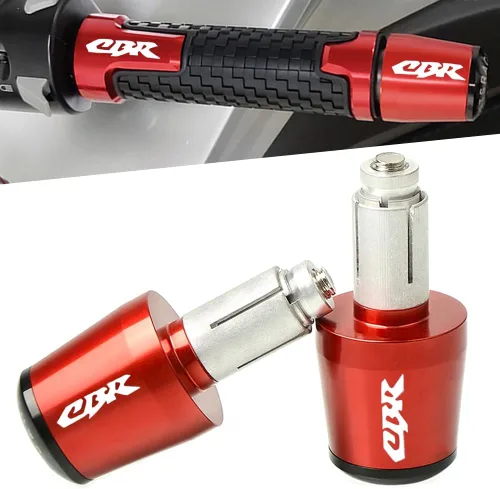 Vista 19 de 2 piezas de empuñaduras de manillar para motocicleta 7/8" 22mm para Honda CBR600F CBR125R CBR150R CBR250R CBR400 NC23 NC29 CBR600 F2 F3 F4 F4i