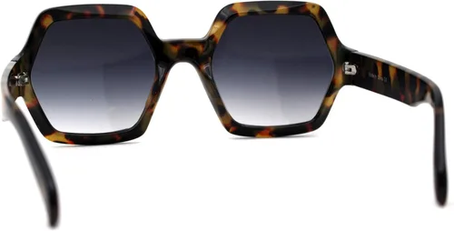 Vista 4 de Gafas de sol retro plásticas del hexágono para mujer