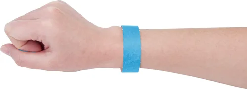 Vista 5 de DGBDPACK 100 pulseras de 1 a 100 números consecutivos, impermeables, a prueba de desgarros, pulseras de admisión, entradas (azul)