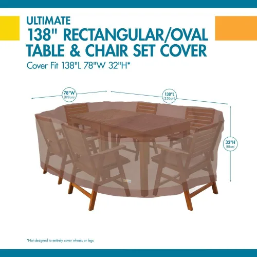 Vista 38 de Duck Covers® Cubierta de mesa impermeable definitiva
