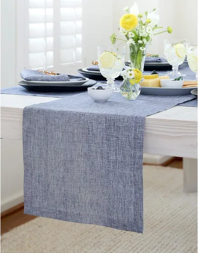 Vista 58 de Solino Home - Camino de mesa de lino natural claro, 14 x 36 pulgadas, Athena, para Acción de Gracias, Navidad, vacaciones, lavable a máquina