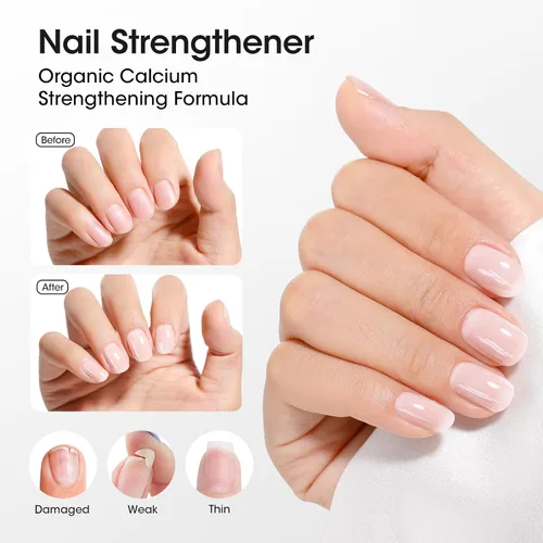 Vista 6 de GELLEN Esmalte de uñas iluminador 4 en 1, esmalte base para corrector
