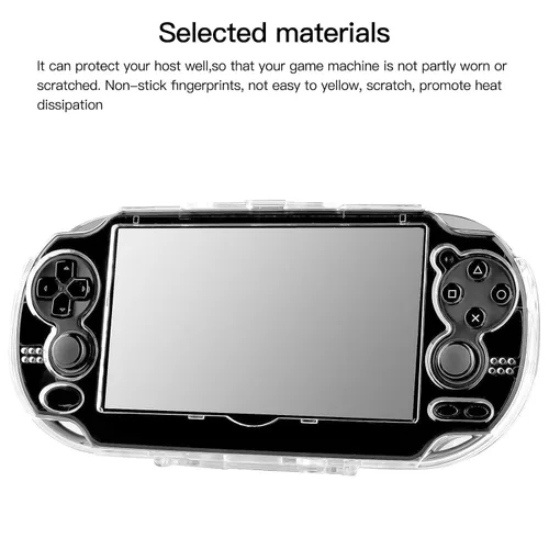 Vista 3 de Transparente PC Crystal Shell Funda protectora transparente para Sony PS Playstation Vita 1000 Nuevo