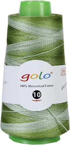 Vista 144 de Golo - 3 bolas de hilo de ganchillo tamaño 10, hilo de crochet para tejer a mano 102