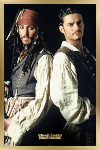 Vista 18 de Trends International Disney Pirates of the Caribbean: The Curse of the Black Pearl - Póster de pared dúo, 14.725 x 22.375 pulgadas, versión