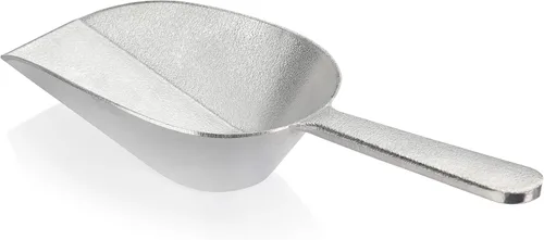 Vista 12 de New Star Foodservice 34622 Cuchara de utilidad de fondo plano de aluminio fundido, 1 oz, tamaño extra pequeño, plateado (solo lavado a mano)