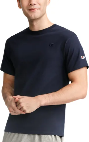 Vista 10 de Champion Men's Classic Short Sleeve T-Shirt, Standard Fit, Midweight 100% Cotton, Available in Regular and Big & Tall