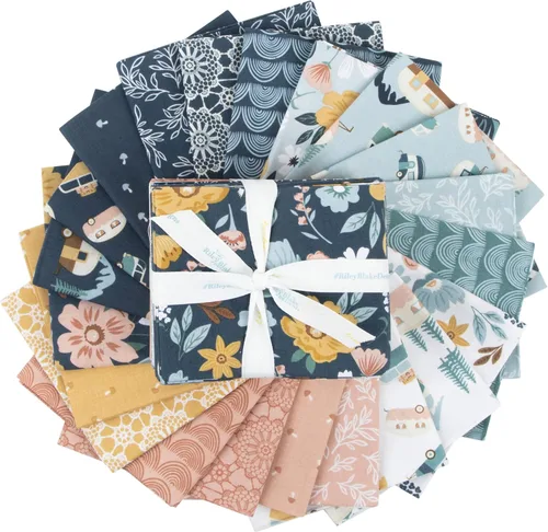 Vista 3 de Dani Mogstad Live, Love, Glamp 21 Fat Quarters Riley Blake Designs FQ-13500-21