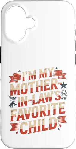 Vista 32 de Im My Mother n Law Favorite Child American Flag Funny Parent Case for iPhone 17
