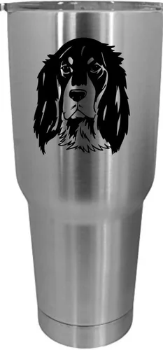 Vista 508 de Cairn Terrier - Vaso grabado con temática de perro, 30 onzas