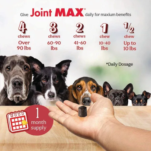 Vista 10 de PHS Joint Max Triple Strength (TS) Masticables suaves para perros, glucosamina, condroitina, MSM, cúrcuma, Omega 3, alivio del dolor de cadera