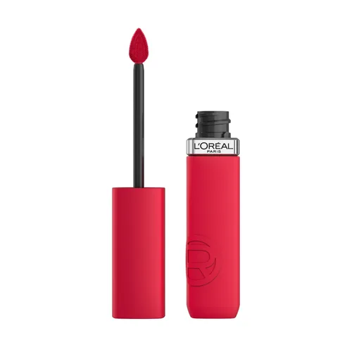 Vista 12 de L’Oréal Paris Infallible Matte Resistance - Labial líquido, hasta 16 horas de duración, tono First Kiss 600, 0.16 onzas líquidas 600 Primer beso