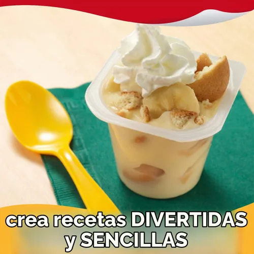 Vista 5 de Snack Pack Tazas de pudín con sabor a pastel de crema de plátano, 3.25 onzas, 4 unidades (paquete de 12)