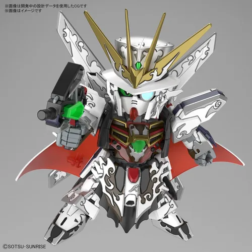 Vista 6 de Bandai Hobby SD Gundam World Heroes - #10 Arsene Gundam X, kit de modelo Bandai Spirits