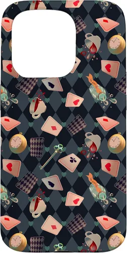 Vista 14 de Funda de regalo para iPhone 16 con diseño de cuento de hadas de Alicia en el país de las maravillas