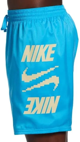 Vista 2 de Nike Traje de baño Digi-Swoosh de 7 pulgadas para hombre, Azul (Blue Lightning)
