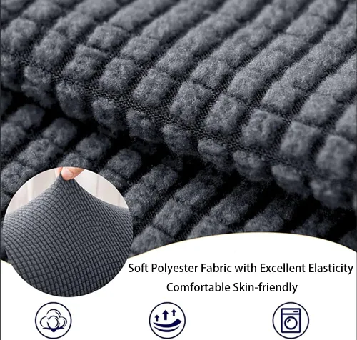 Vista 4 de Funda para reposabrazos, protector de muebles, fundas elásticas para brazos de sofá, funda lavable para sillón, funda de brazo para sofá, silla