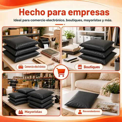 Vista 7 de Metronic Sobres de polietileno de 14.5 x 19 pulgadas, paquete de 400 bolsas de envío grandes para ropa a granel, sobres de envío autoadhesivos